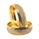 22KT Gold Rhodium Plated Kara (1 Pair)