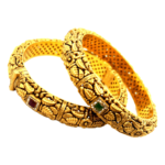 Stunning 22kt Gold Antique Kara  (1 Pair)