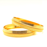 22KT Yellow Gold Kara (1 Pair)