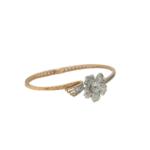 Floral 18KT Dual Toned Gold Bracelet