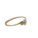 Floral 18KT Dual Toned Gold Bracelet