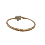 Floral 18KT Dual Toned Gold Bracelet