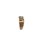 Stylish 18KT Rose Gold Gents Ring