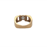 Stylish 18KT Rose Gold Gents Ring