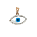 Evil Eye Signity 18KT Rose Gold Pendant