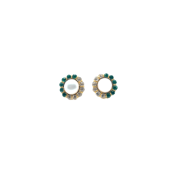 Dainty 22KT Gold Pearl Studs