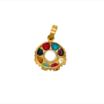 Navratna 22KT Gold Pendant