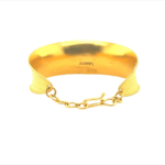 Surreal 22KT Gold Bracelet with Floral Motifs