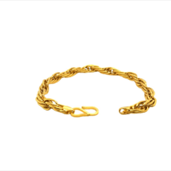 Stunning 22KT Yellow Gold Bracelet for Men