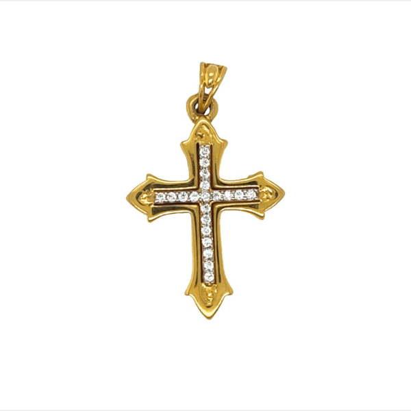 Christ Cross 22KT Gold Pendant