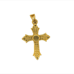 Christ Cross 22KT Gold Pendant