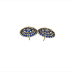 Midnight Love 22KT Gold Studs