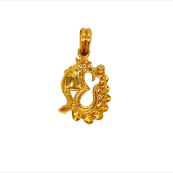 Om Ganesha 22Kt Gold Pendant