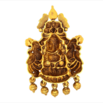 Ganpati 22KT Gold Temple Pendant