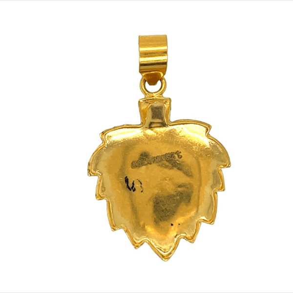 Chinar 22KT Yellow Gold Pendant