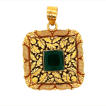 Green Antique 22KT Gold Pendant