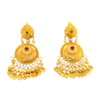 Splendent 22KT Yellow Gold Earrings