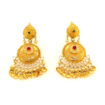 Splendent 22KT Yellow Gold Earrings