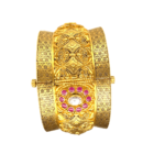 Traditional Antique 22KT Gold Kara (Single)