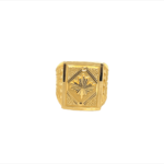 Bold 22KT Yellow Gold Gents Ring