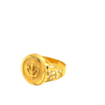 Khalsa 22KT Yellow Gold Gents Ring