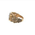 Navratna 22KT Gold Gents Ring