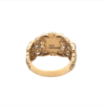 Navratna 22KT Gold Gents Ring