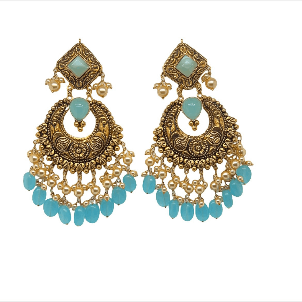 Discover more than 58 blue gold earrings