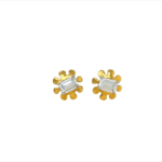 Vibrant 22KT Gold Studs