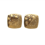 Enamouring Italian 22KT Gold Studs