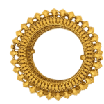 Quintessential 22KT Gold Antique Pacheli Kara (1 Pair)