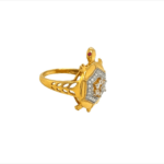 Signity Turtle 22KT Gold Ring