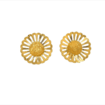 Daisy 22KT Yellow Gold Studs