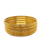 22KT Gold Bangles (Set of 4)