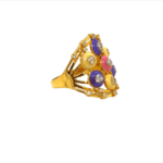 Colorful 22KT Gold Ring