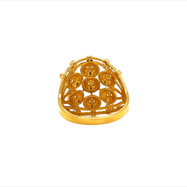 Colorful 22KT Gold Ring