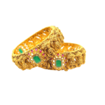 Royal Antique 22kt Gold Kara (1 Pair)