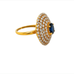 Glamourous 22kt Gold Cocktail Ring