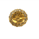 Queenly 22KT Antique Gold Cocktail Ring