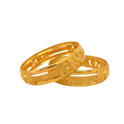 Timeless Tradition The Classic 22KT Yellow Gold Kada