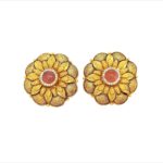 Blossoming 22KT Antique Gold Studs