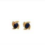 Twilight 22KT Gold Studs