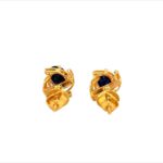 Twilight 22KT Gold Studs