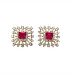 Aesthetic Geometric 22KT Studs