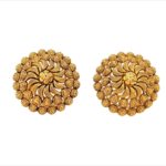 Regal 22KT Gold Antique Studs