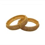 Ethereal 22KT Gold Antique Kara (1 Pair)