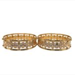 Charming 22KT Rhodium Gold Kara (1 Pair)