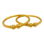 Timeless 22KT Yellow Gold Kara (1 Pair)