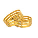 Surreal 22KT Yellow Gold Kara (1 Pair)