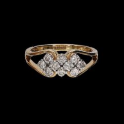 Sophisticated Charisma Classy 14kt Diamond Ring
